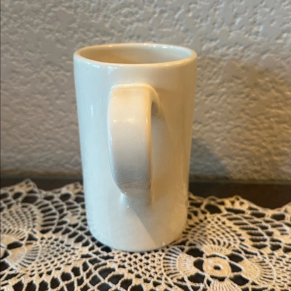 Pottery Barn Studio Cream Coffee Tea Mug by Barbara Eigen